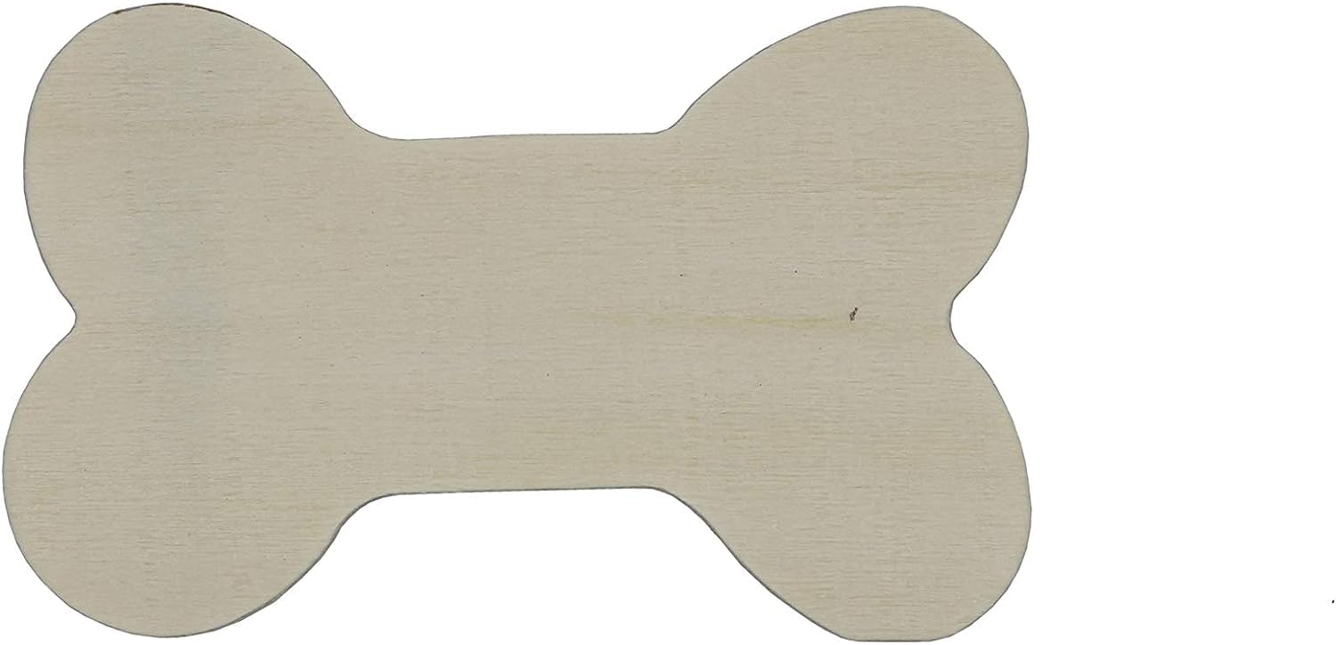 Beige bone-shaped object on a white background