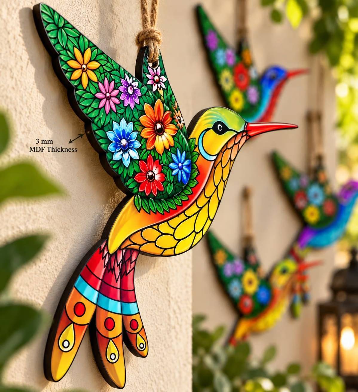 hummingbird bedroom wall decor
