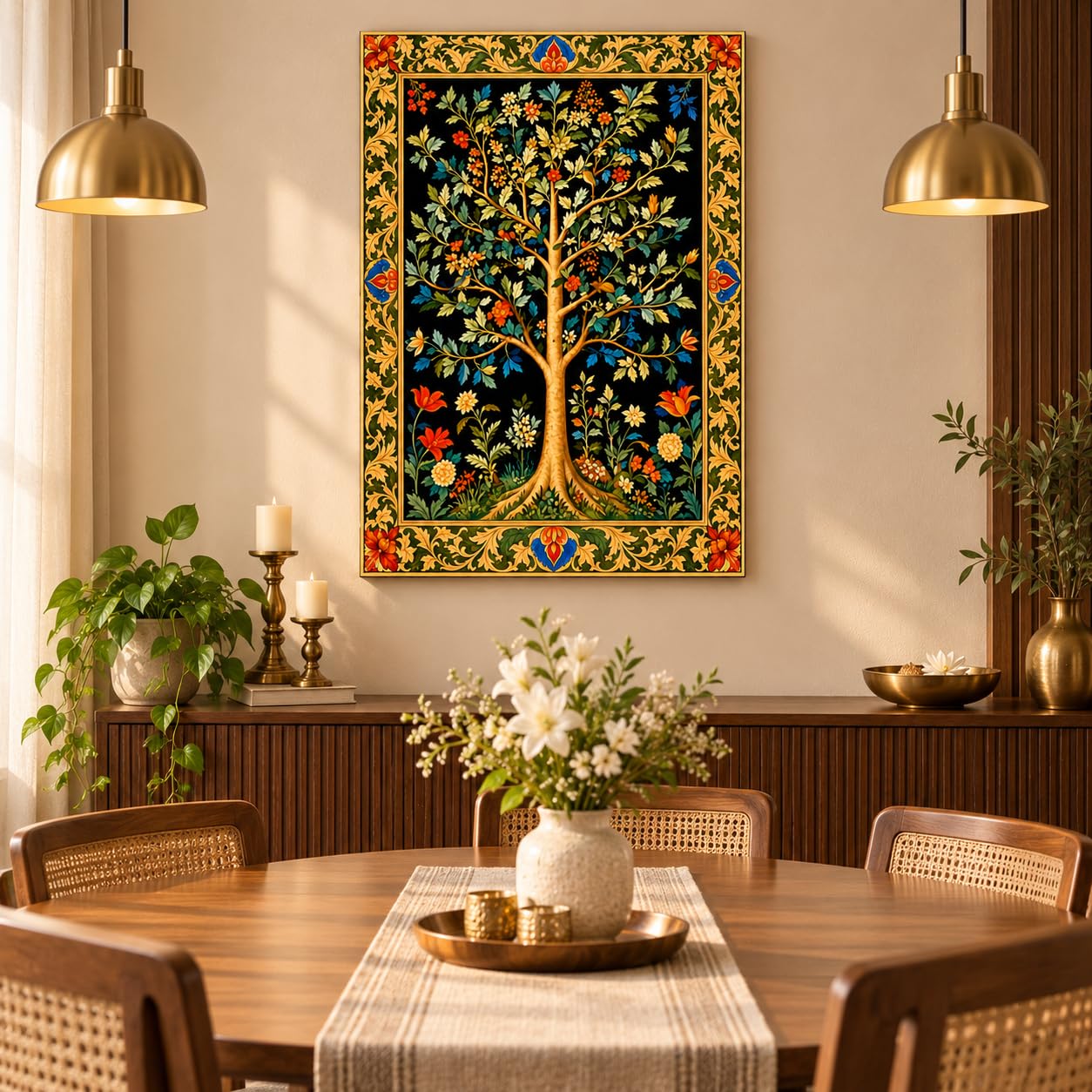 vintage floral wall decor for home