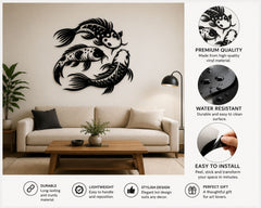 yin yang mdf wall hanging decoration