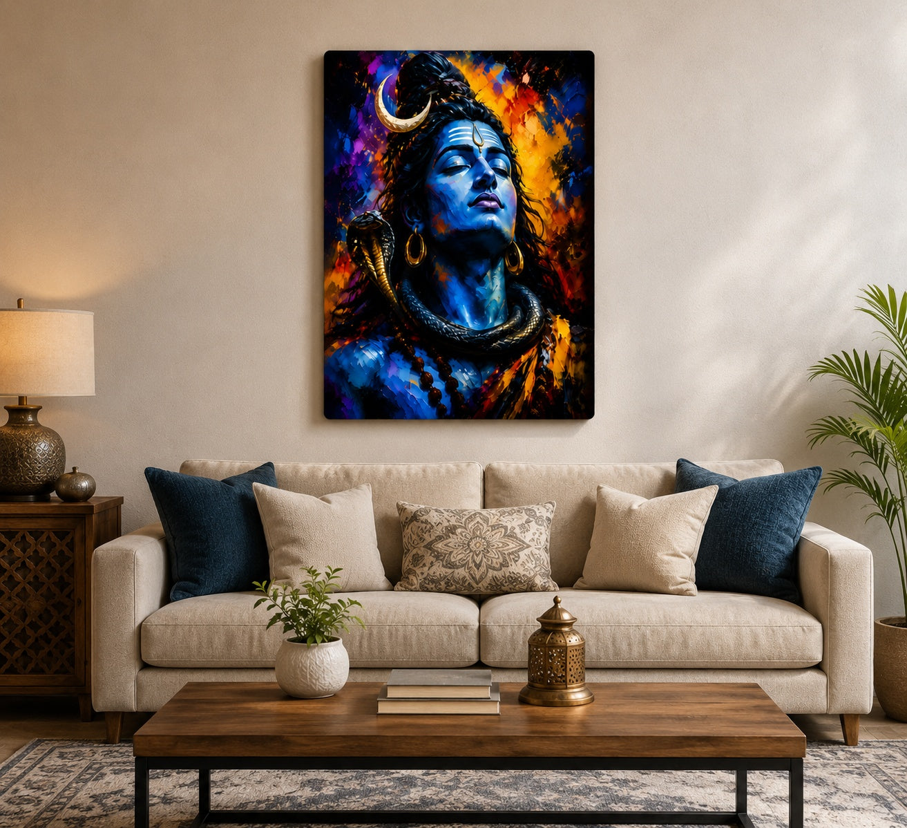 Lord Shiva religious wall decoration