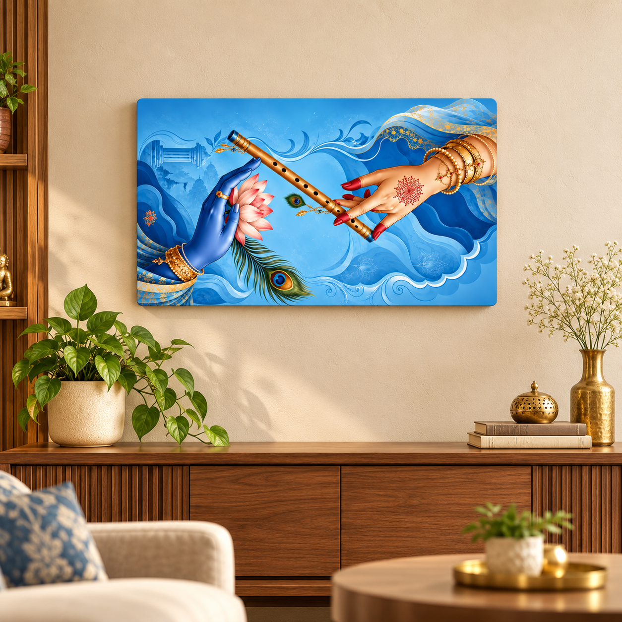 devotional wall decor for pooja room and mandir