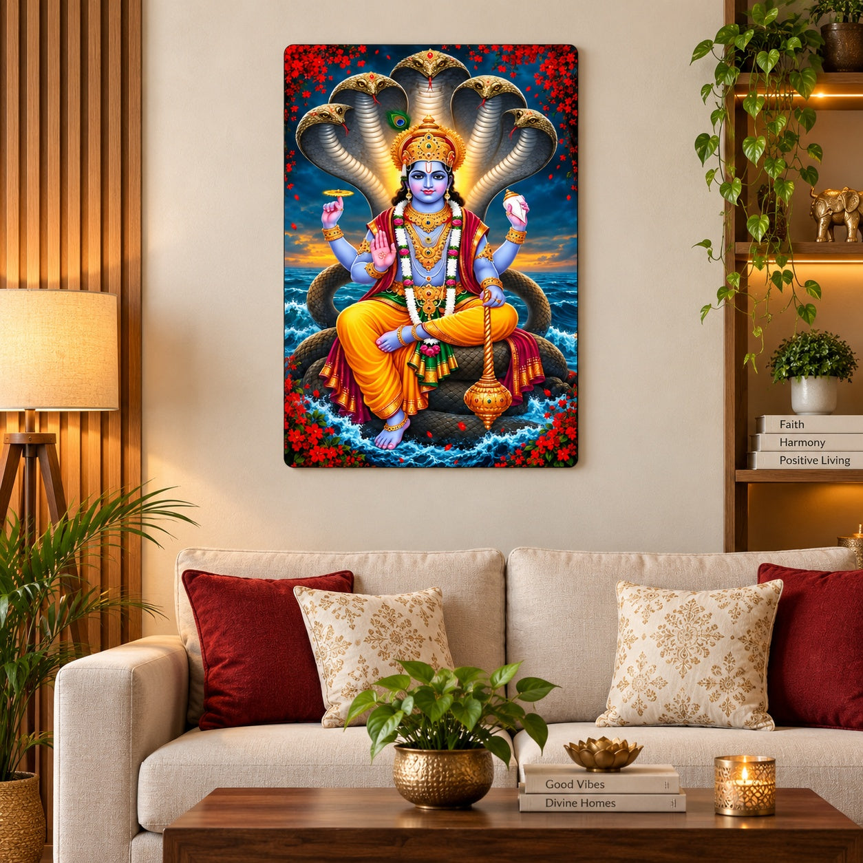 Sheshnag Narayan wall hanging art