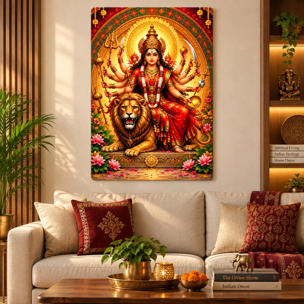 Maa Durga wall art for Dussehra