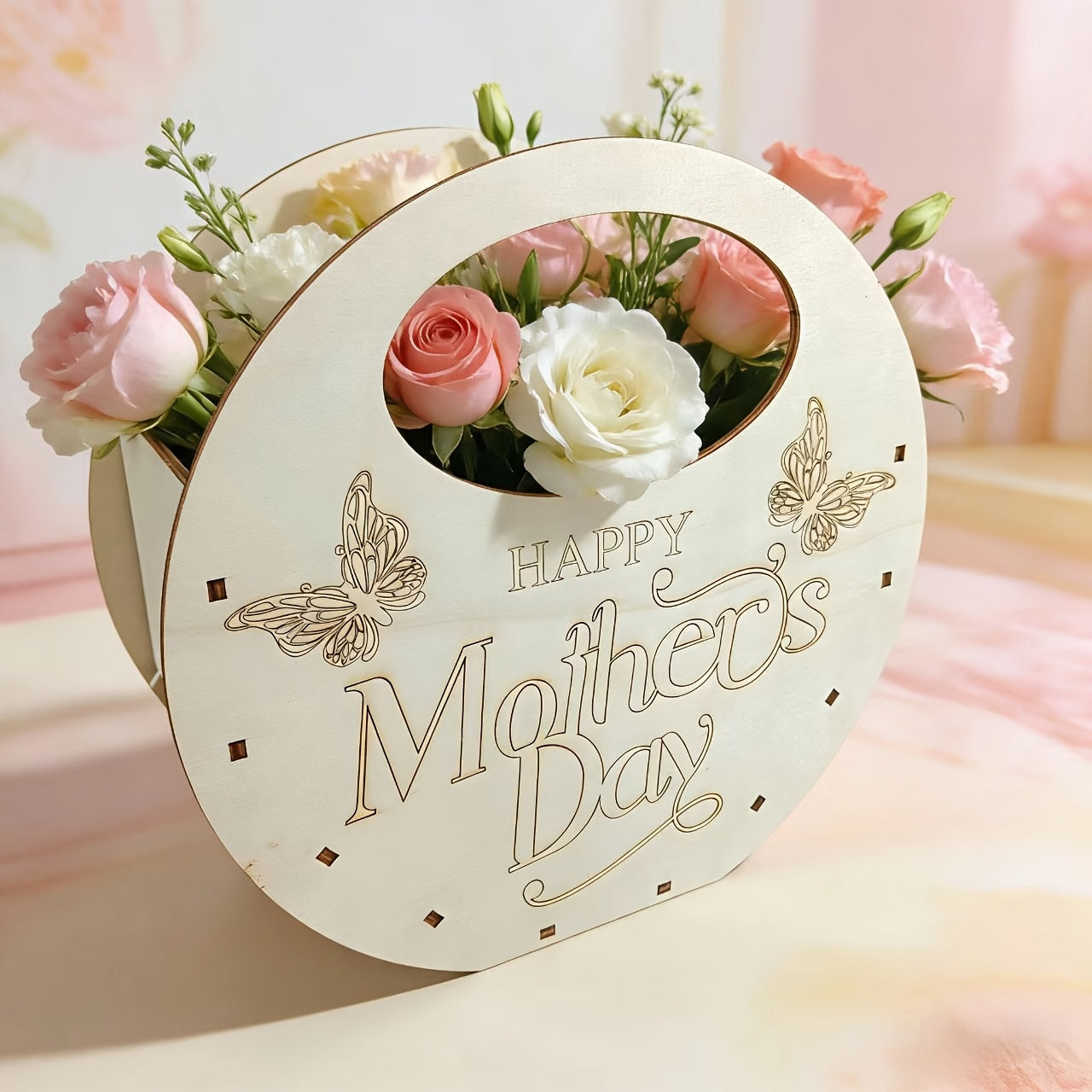 wooden tabletop decoration