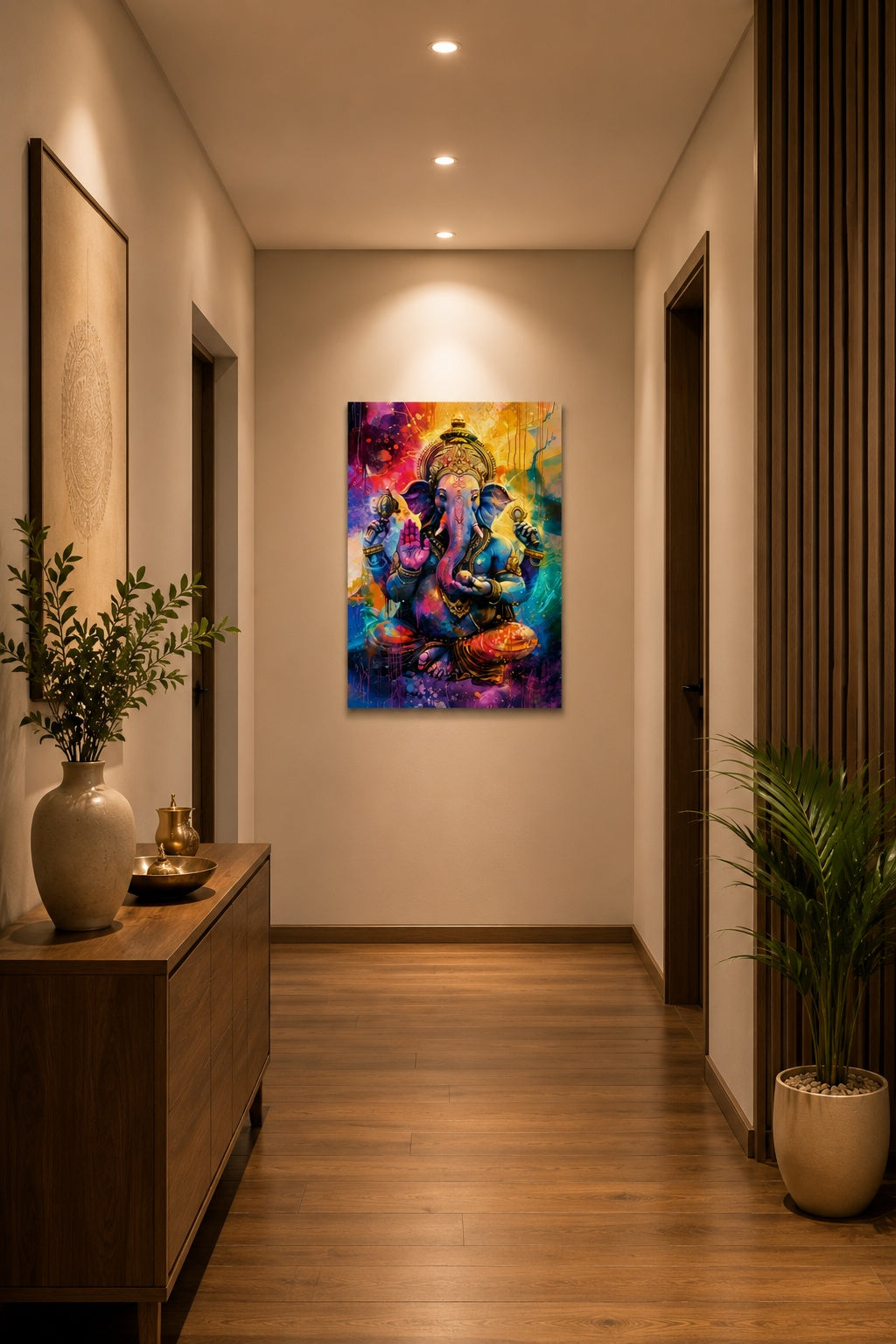 MDF Ganesha Wall Hanging Decoration