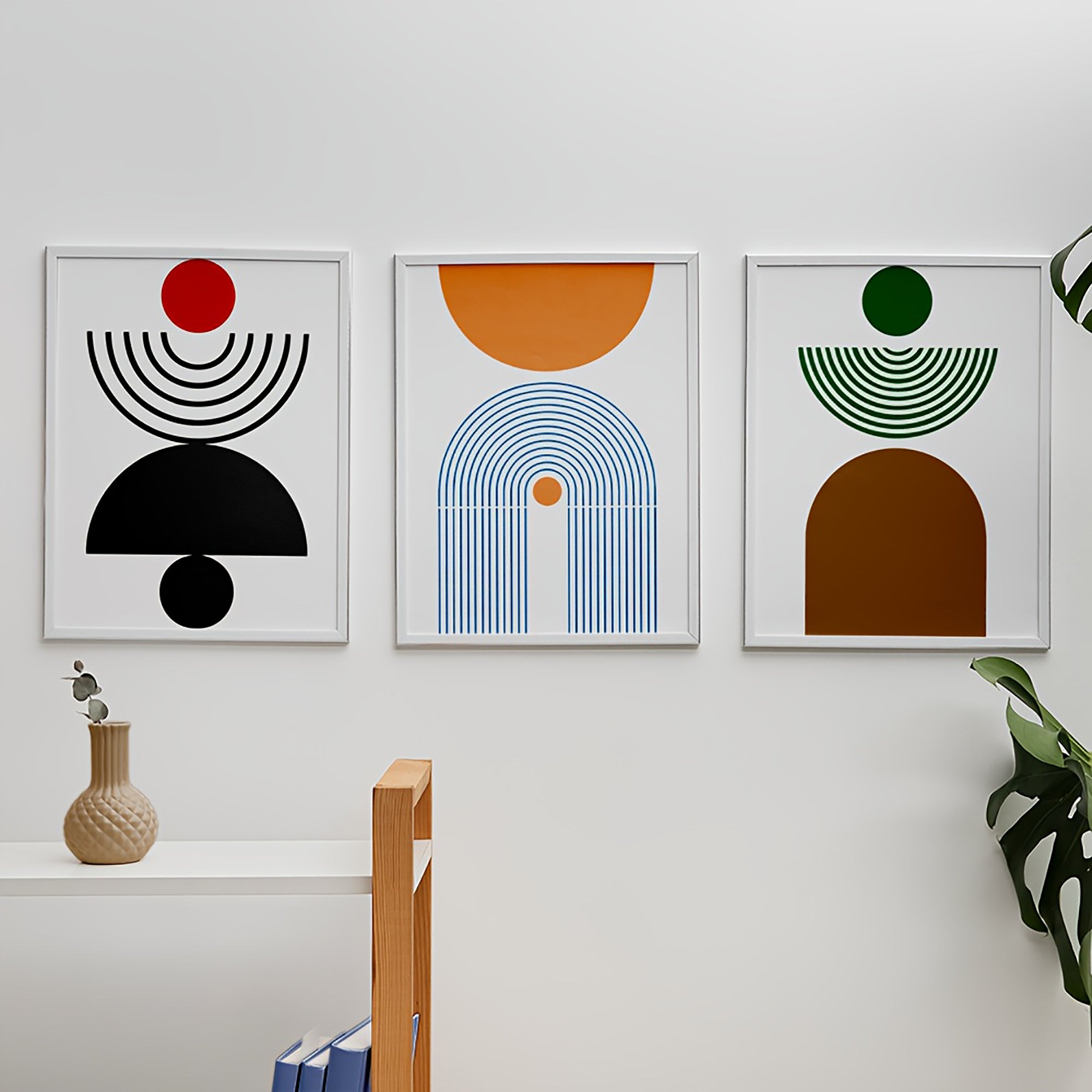 abstract pattern stencil for diy home decor