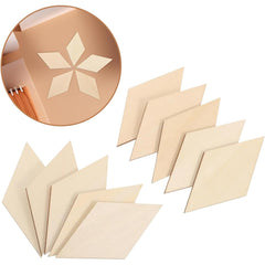 Star-shaped stamp with beige ink pads on a white background