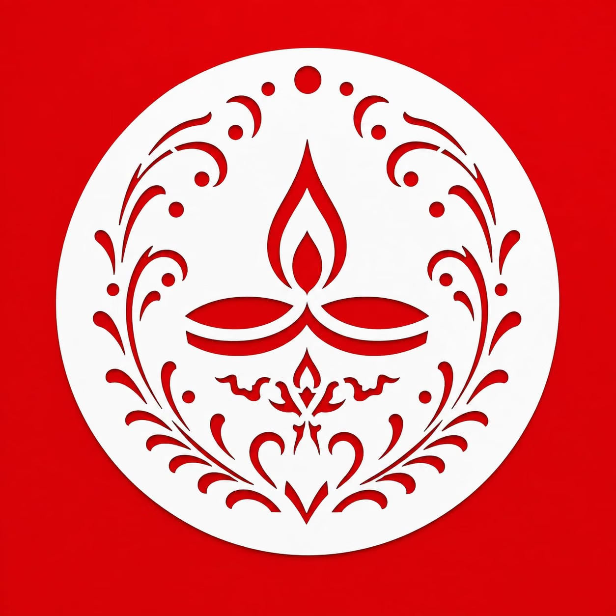 diya pet mylar painting stencil for diwali diy art and craft