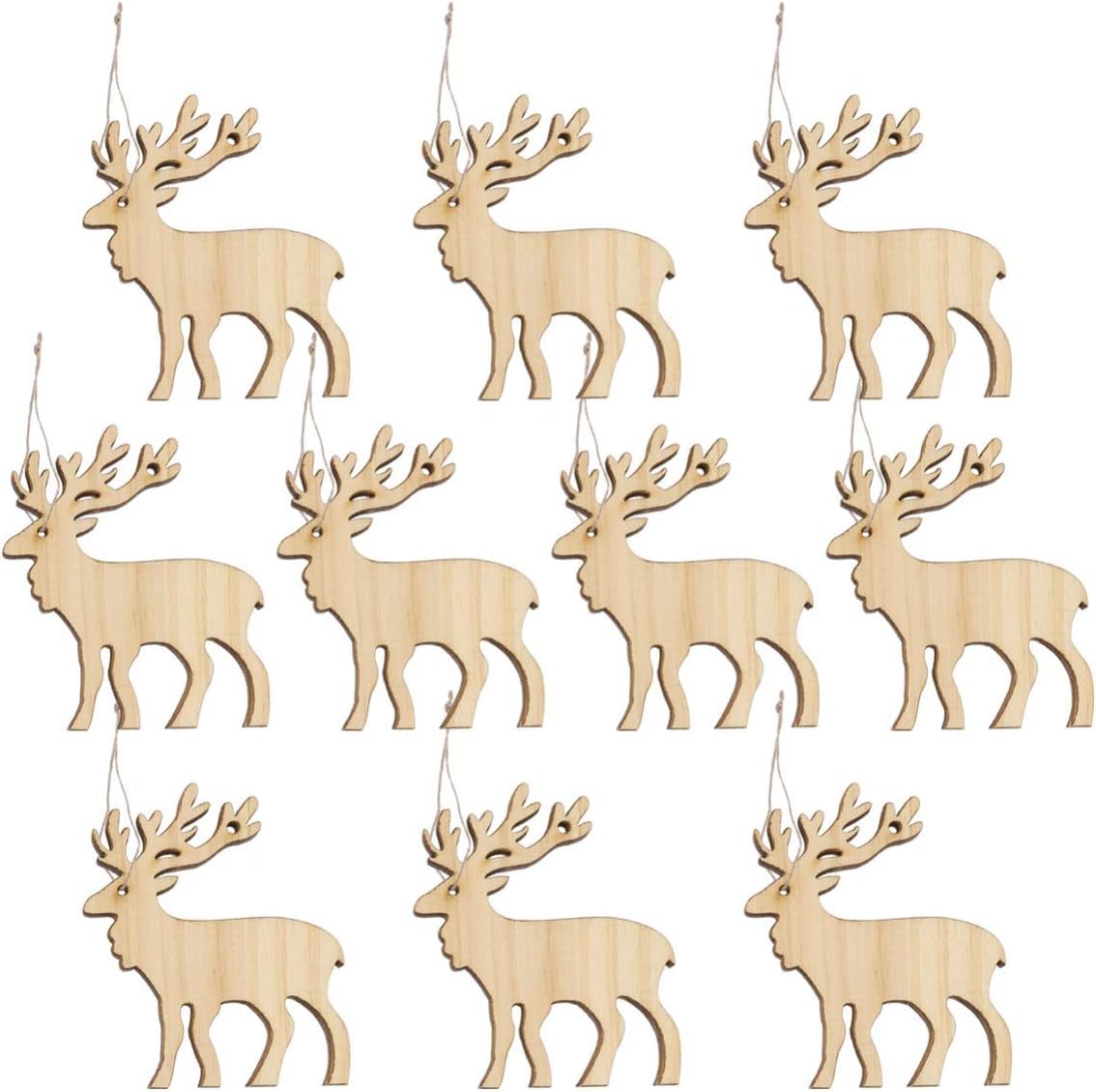 rustic christmas reindeer ornaments