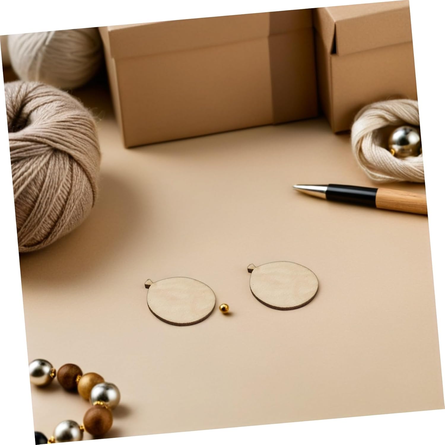 natural wood balloon shapes