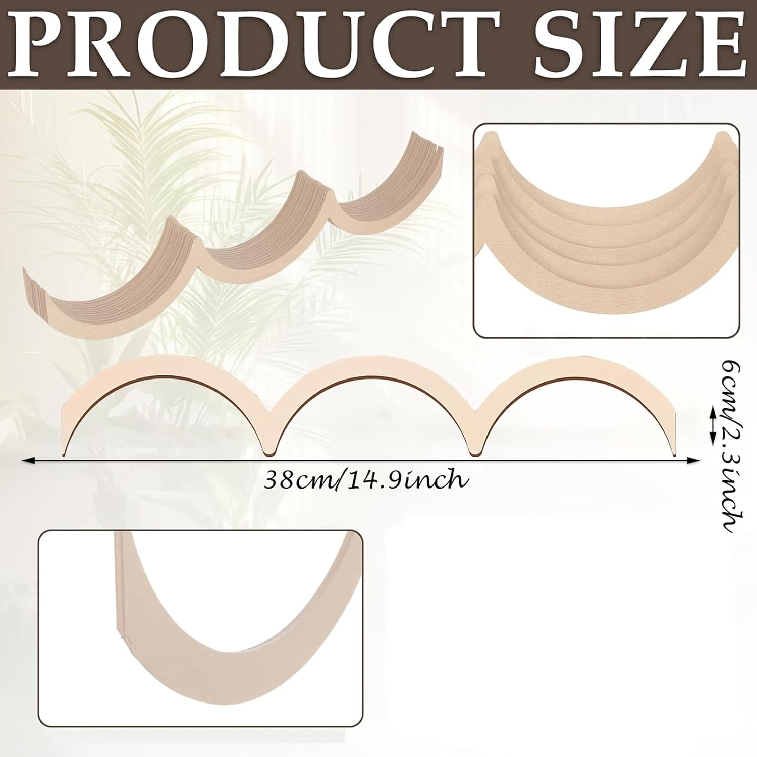 mdf strips for lippan art border work
