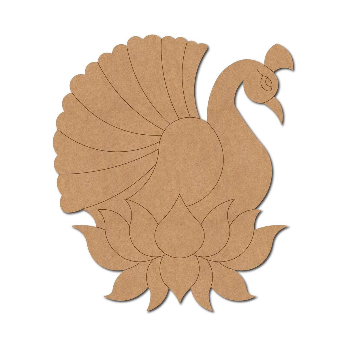 pre marked peacock craft board set