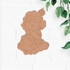 Cliths Premarked Krishna Ji Cutout Craft Décor Ideal for Janmashtami Home Decor Temple Decoration and DIY Craft
