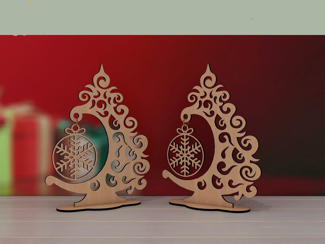 rustic wooden christmas ornaments