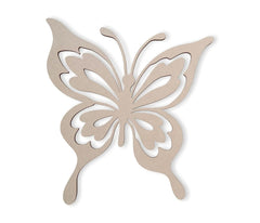 Butterfly-shaped decorative item on a white background