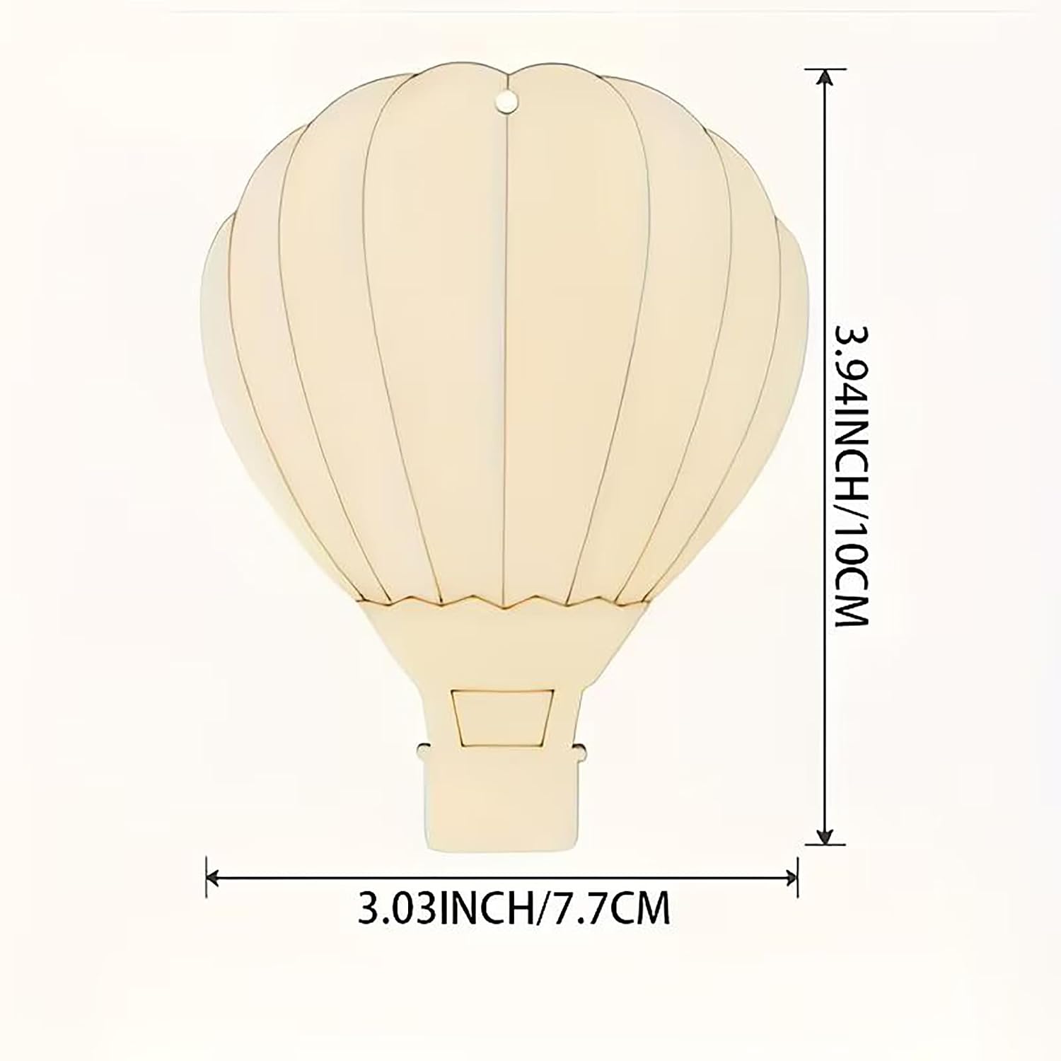 unfinished wooden hot air balloon blanks