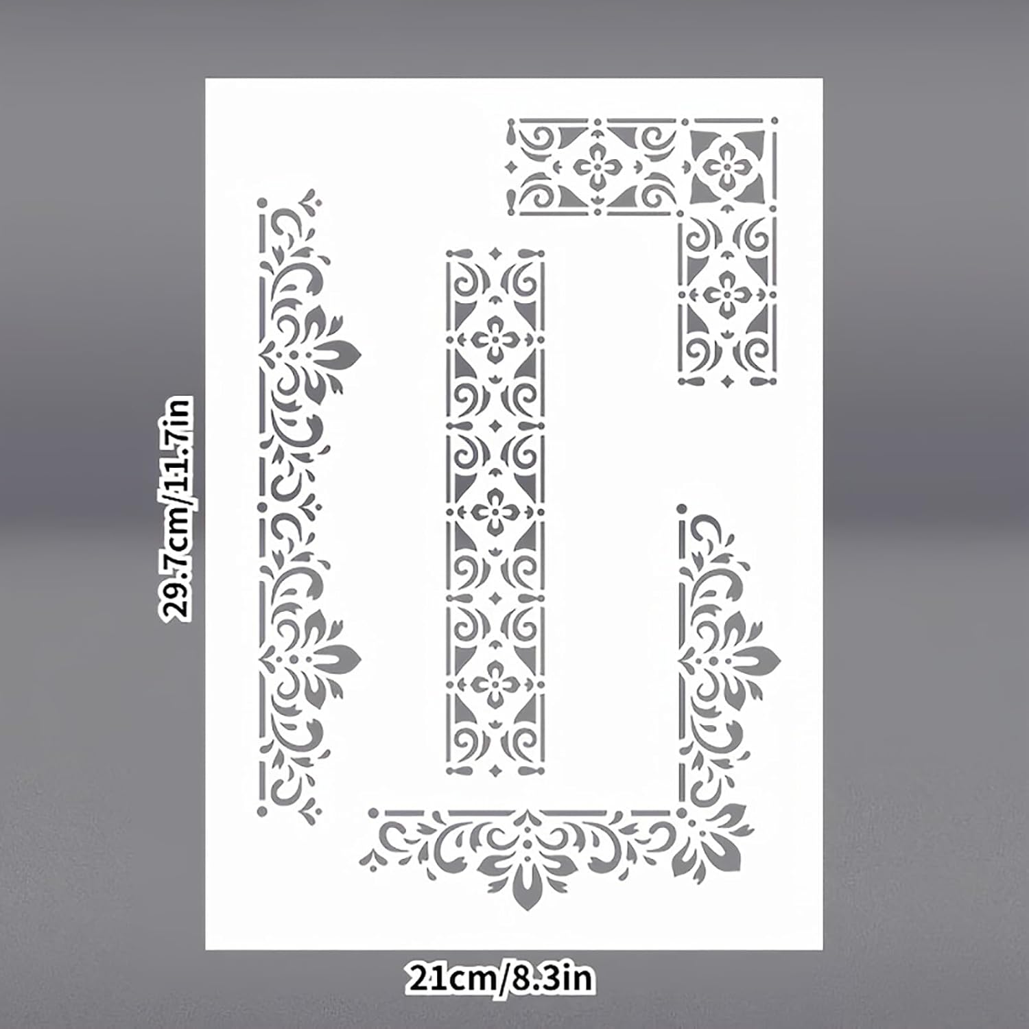 frame stencil plastic
