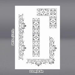 frame stencil plastic
