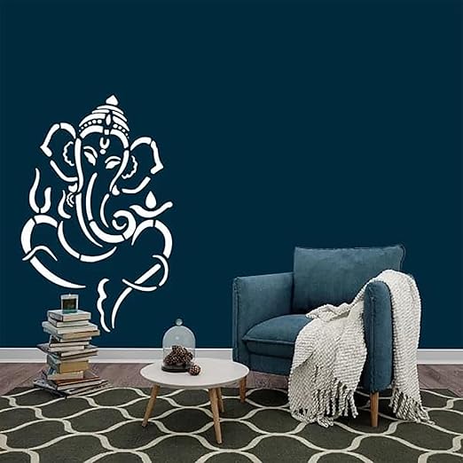 ganesha wall decor template plastic