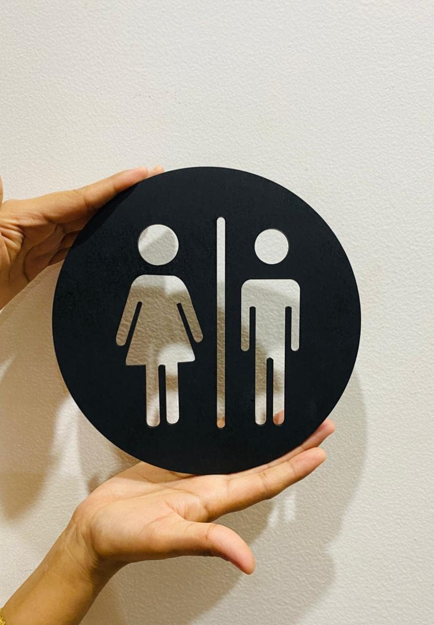 black home decor items bathroom
