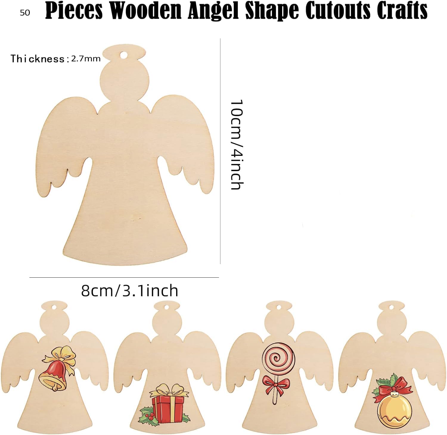 wooden Christmas decor