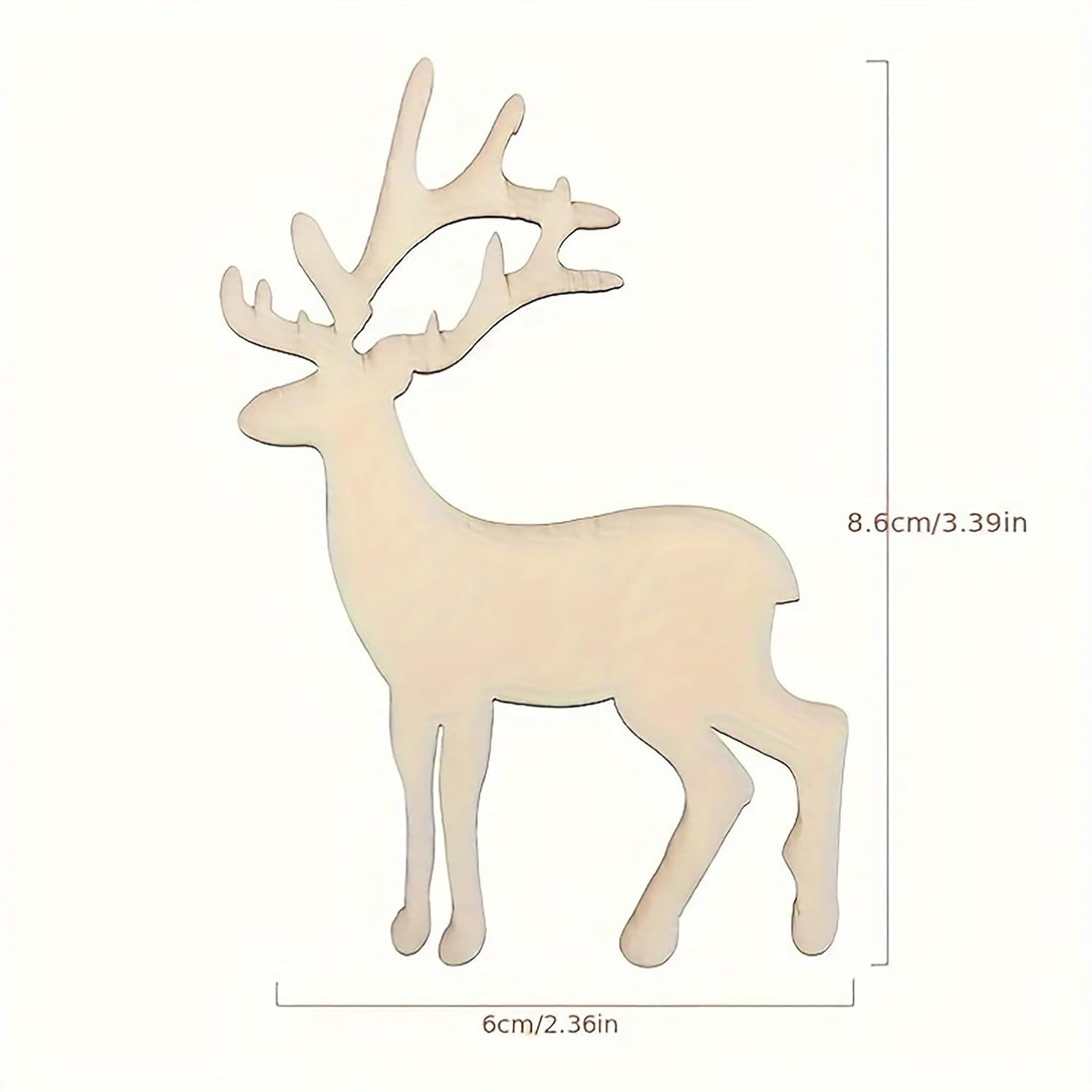 diy wooden deer ornaments