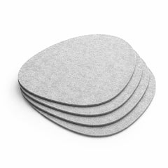 eggs shape dining table mats