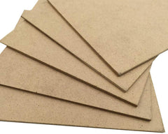 Brown cardboard sheets on a white background