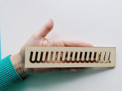 American Elm Montessori Wood Stencil Set Pre-Writing Boards for Kids Educational Stencil Set for Pre-Writing & Tracing Montessori Activity