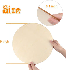 Pizza dough sheet held by hands with measurements and thickness shown.