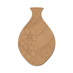craft painting for wall wooden flower pot vase flower vases for home decor mdf vase cutout unfinished wood