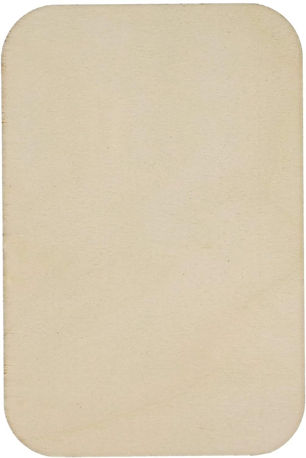 Beige bath mat on a white background
