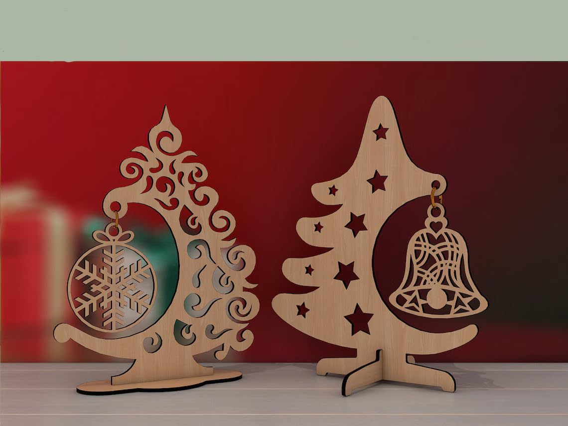 xmas wooden home decor