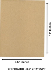 American Elm 12 MDF Sheets Chipboard Sheets for Crafts Craft Board Alternative to Cardboard