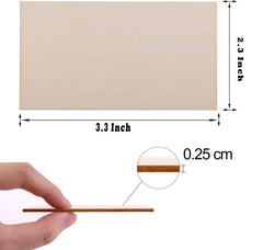 Measurement chart showing dimensions of a small wooden stick held by a hand against a beige background.