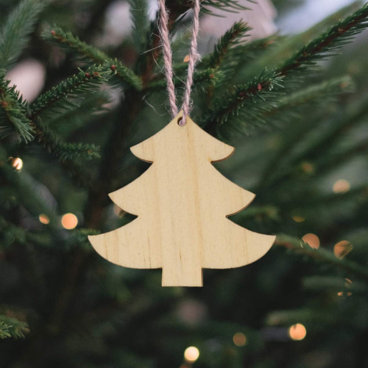festive craft wooden Christmas ornaments
