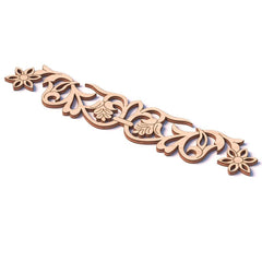 Decorative rose gold barrette on a white background