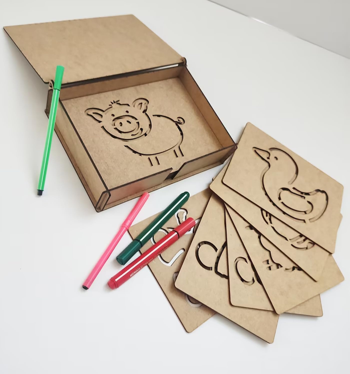 farm animal stencils for drawing