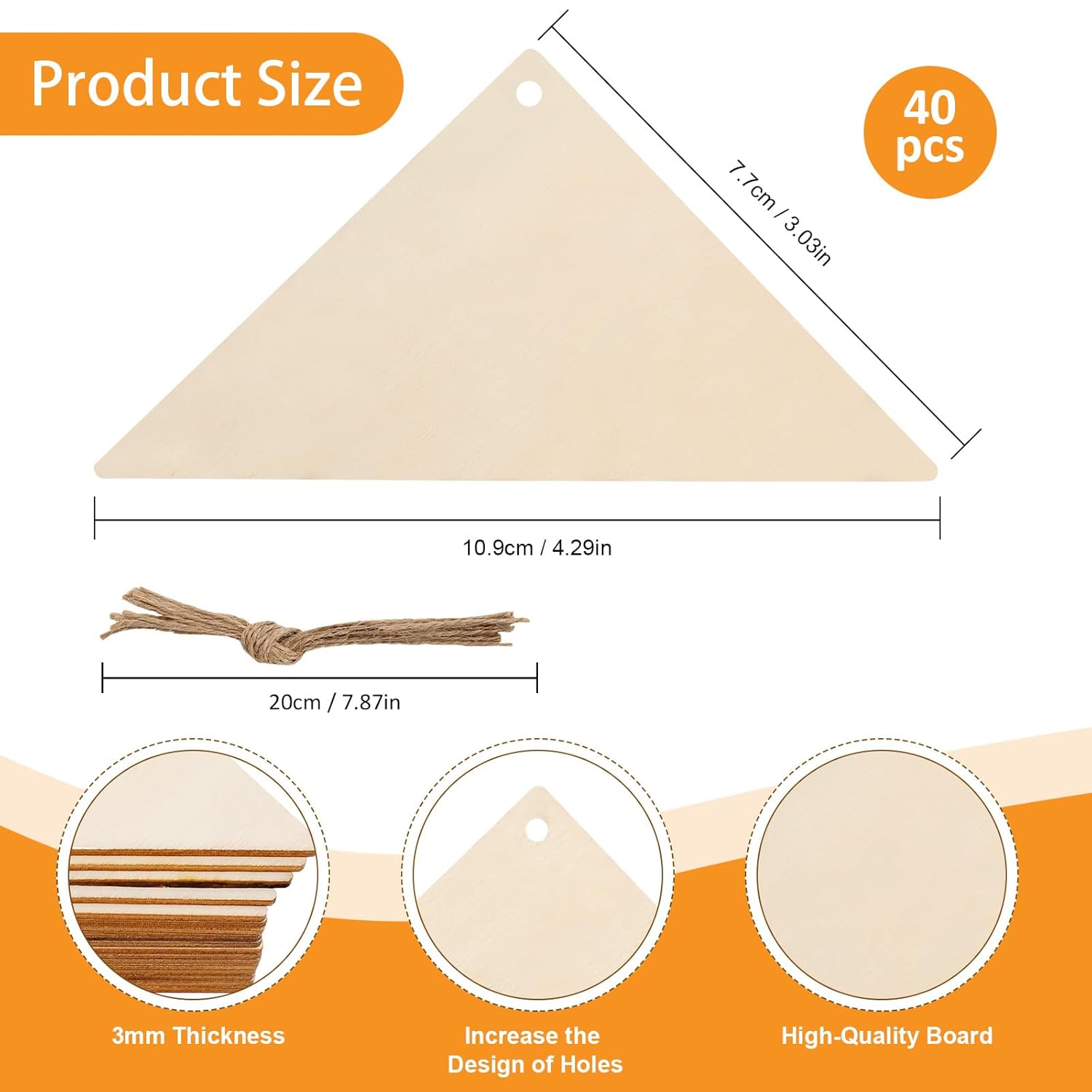 party favor decorations triangle