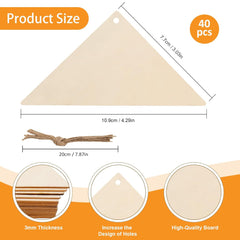 party favor decorations triangle