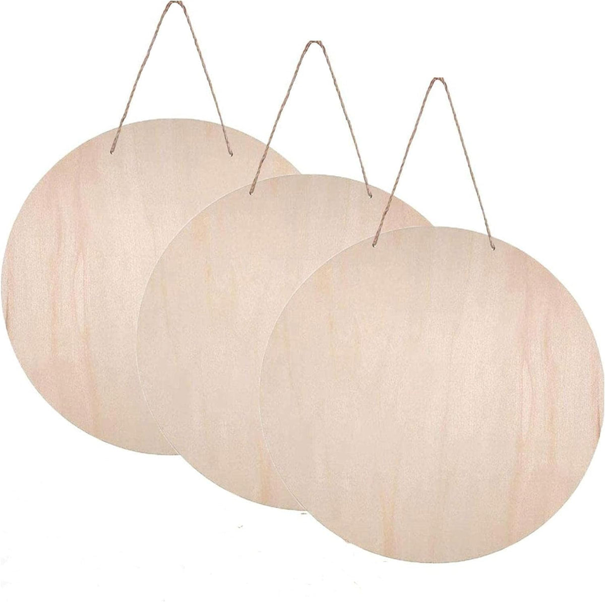 Three hanging paper lanterns on a white background