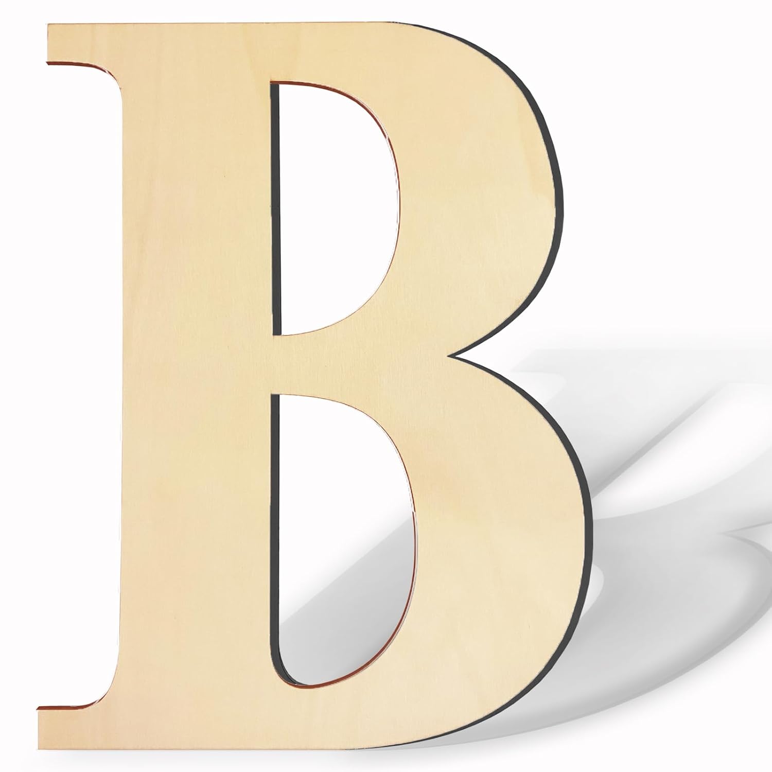 Gold letter 'B' on a white background