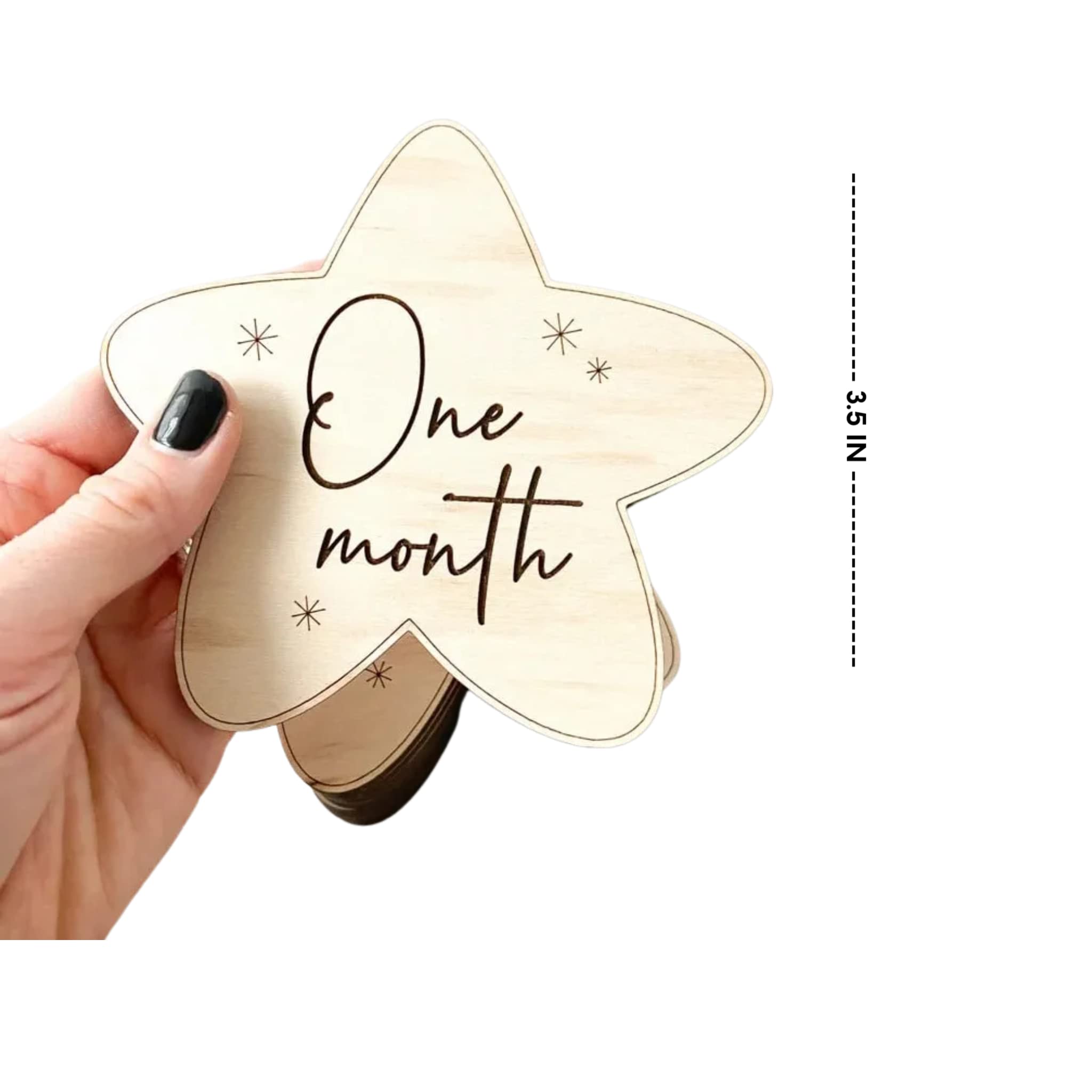 baby milestone cards for keepsakes