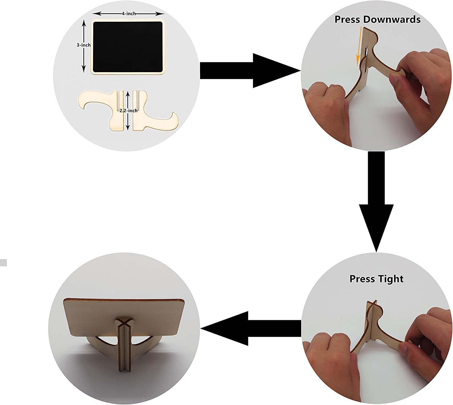 Step-by-step instructions on how to use a door handle with measurements and hands performing actions.