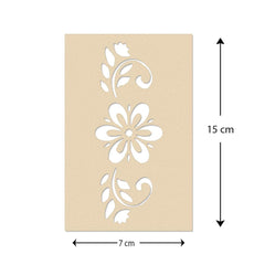 Cliths Wooden Rangoli Set for Diwali DIY Décor Flower & Diya Design Cutouts for Painting, Home Decoration, Festival Crafts