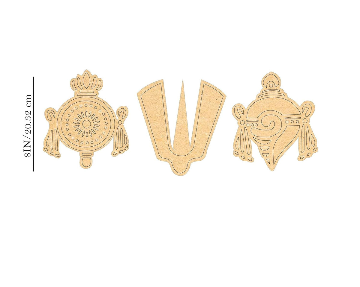 Three gold letter charms on a white background with measurements.