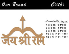 Logo and text for 'Our Brand Clths' with product dimensions on a white background