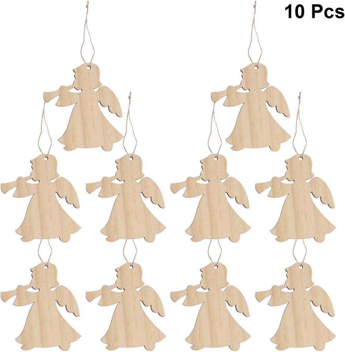 holiday craft wooden cutout ornaments