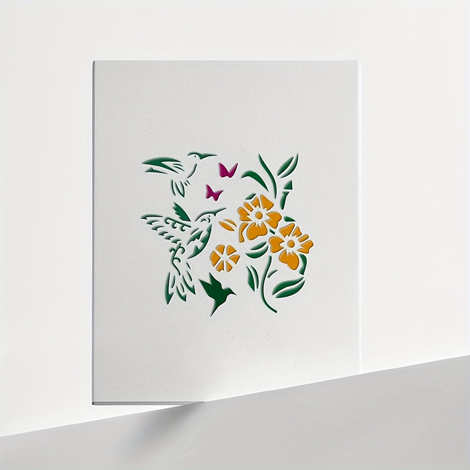 nature stencil for canvas painting designs
